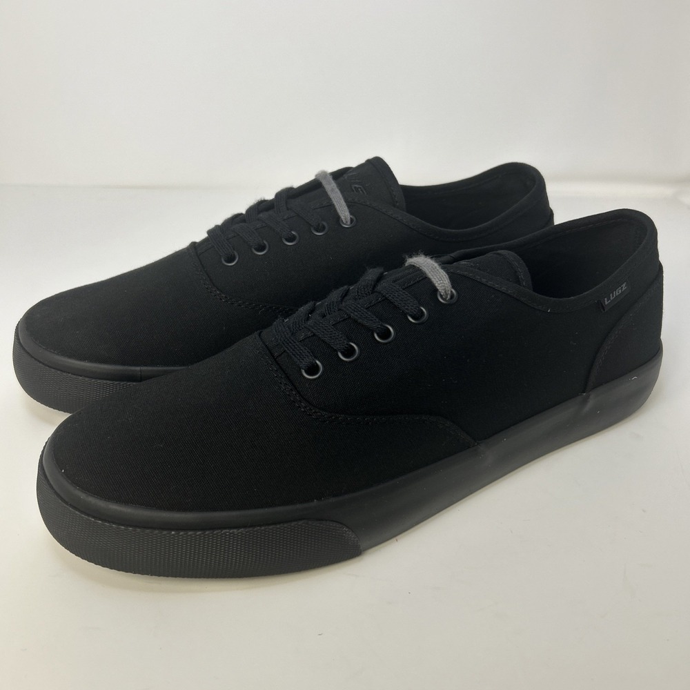 Lugz Men's Lear Wide Sneaker Black MLEARWC-001 Size 11.5 W Slip Resistant NIB
